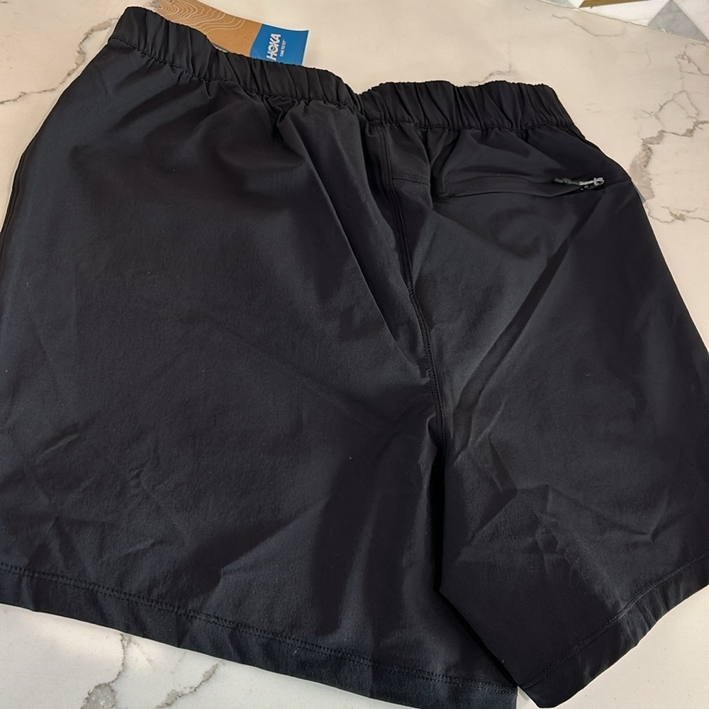 HOKA Moabi River Shorts BLACK Inseam 5.5” Size SMALL Brand New with Tags - Picture 9 of 11